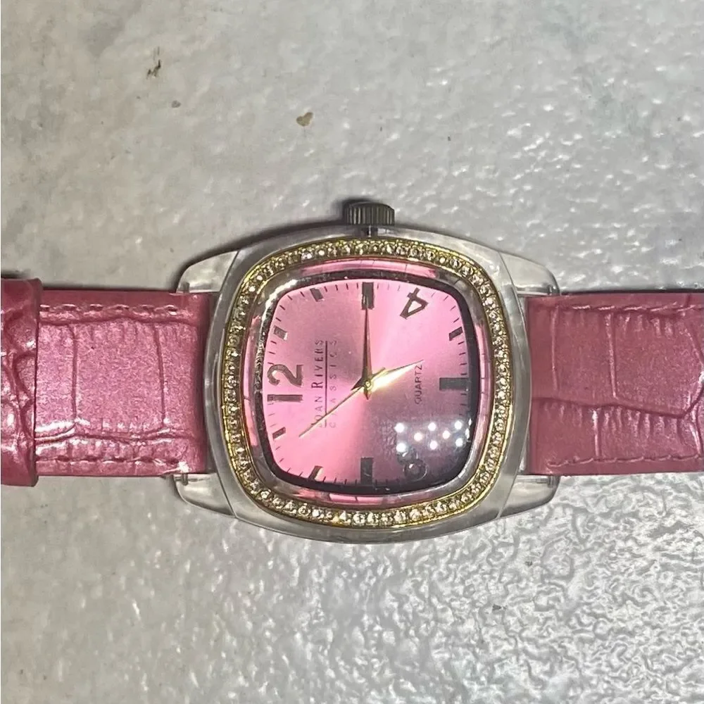 Joan Rivers Pink Watch